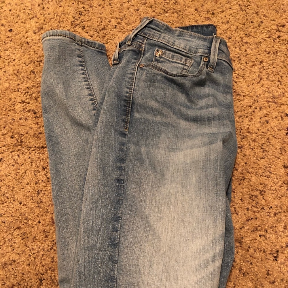 Levi’s non ripped jeans!